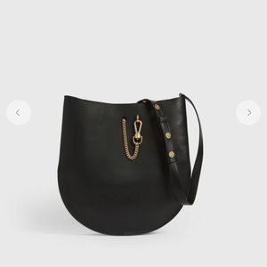 A all saints beaumont leather hobo bag